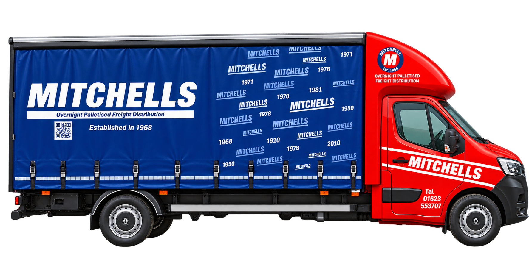 Mitchells delivery van