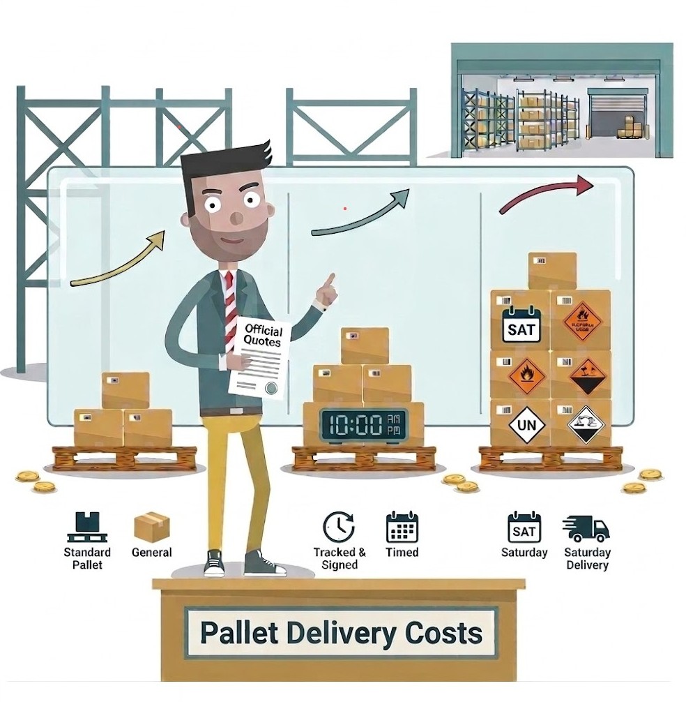 pallet delivery costs