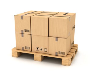 boxes on pallet